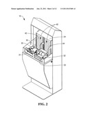 ENTERTAINMENT MEDIA RENTAL AND RETURN SYSTEM AND A REMOVABLE STORAGE BIN     THEREFOR diagram and image