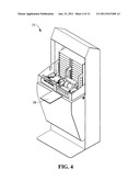 ENTERTAINMENT MEDIA RENTAL AND RETURN SYSTEM AND A REMOVABLE STORAGE BIN     THEREFOR diagram and image