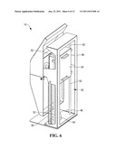 ENTERTAINMENT MEDIA RENTAL AND RETURN SYSTEM AND A REMOVABLE STORAGE BIN     THEREFOR diagram and image