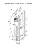 ENTERTAINMENT MEDIA RENTAL AND RETURN SYSTEM AND A REMOVABLE STORAGE BIN     THEREFOR diagram and image