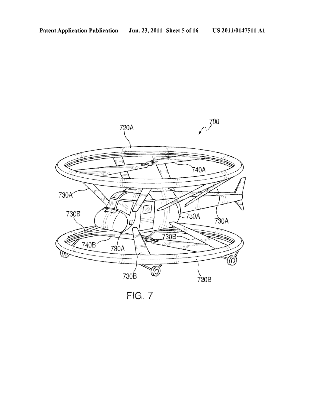 ROTATING WING AIRCRAFT WITH TIP-DRIVEN ROTOR AND ROTOR-GUIDE RING - diagram, schematic, and image 06