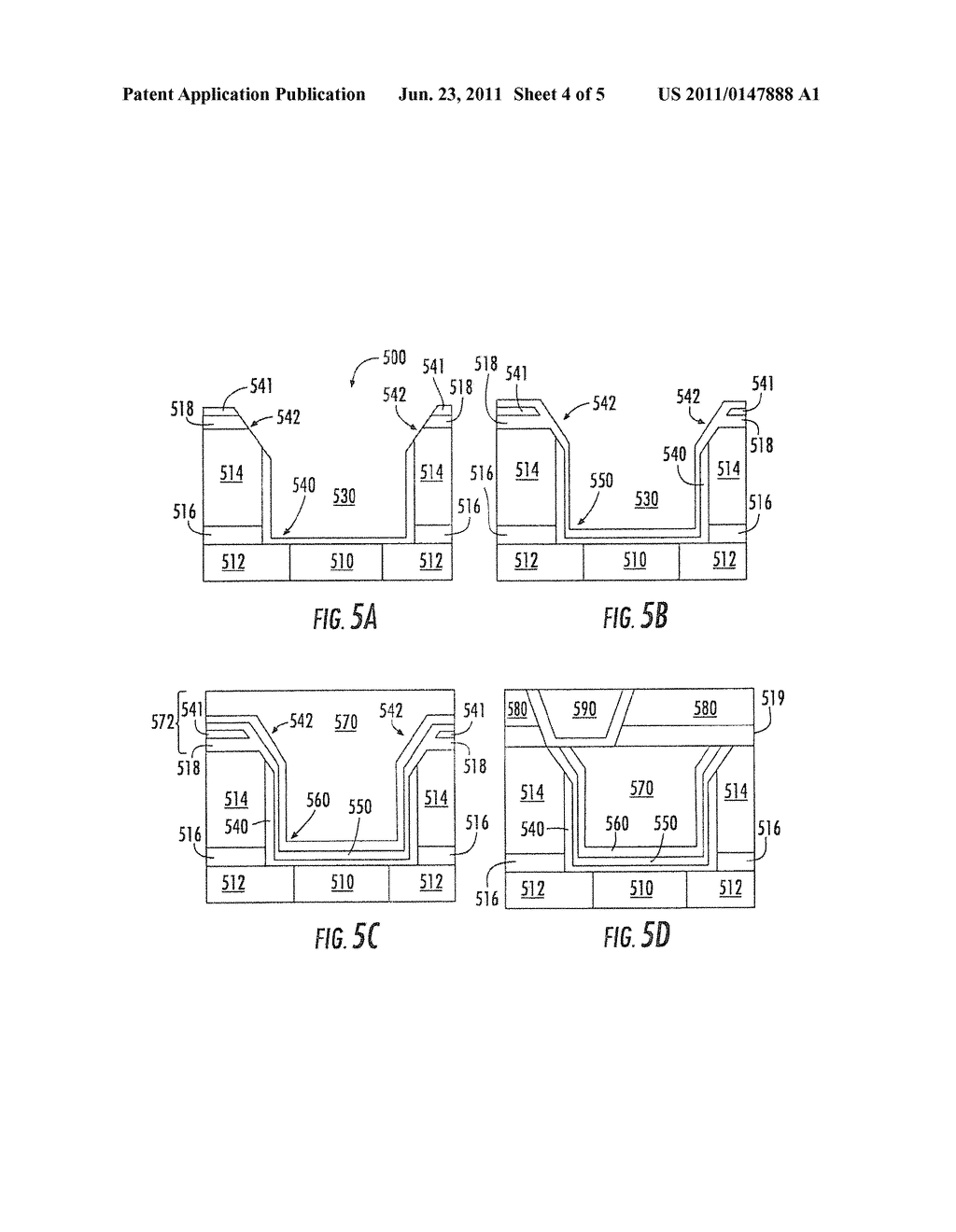 METHODS TO FORM MEMORY DEVICES HAVING A CAPACITOR WITH A RECESSED     ELECTRODE - diagram, schematic, and image 05