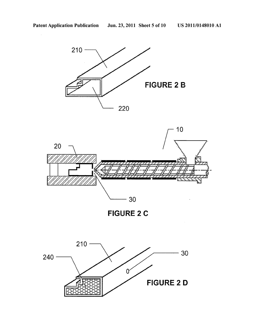 Process for Producing Molded Plastic Articles Having Reinforced Walls,     Through Foamed Thermoplastic Injection - diagram, schematic, and image 06