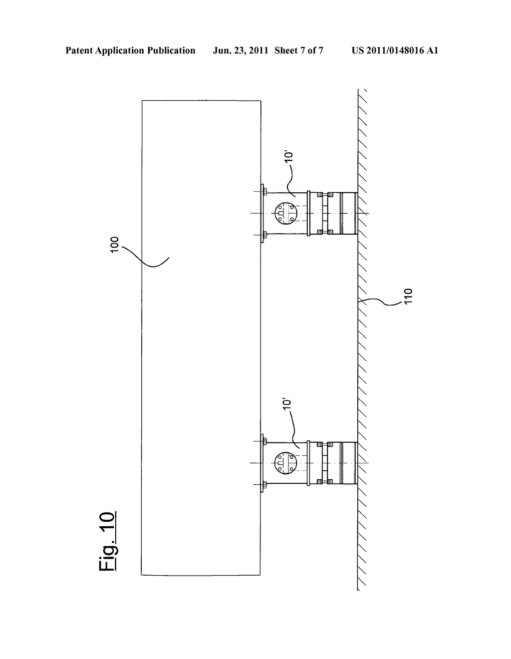 DEVICE FOR DAMPING AND MECHANICAL DISSIPATION OF DYNAMIC DISTURBANCES     TRANSMITTED BETWEEN TWO BODIES, GENERATED BY FORCING ELEMENTS OF A     DYNAMIC, SEISMIC NATURE AND BY WAVE-MOTION IN GENERAL STRUCTURES - diagram, schematic, and image 08