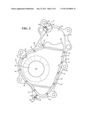 GASKET ASSEMBLY WITH IMPROVED LOCATING AND RETENTION PIN AND METHOD OF     CONSTRUCTION THEREOF diagram and image