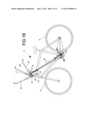 STEERABLE BICYCLE WITH HANDLEBAR PROPULSION diagram and image