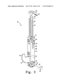 LOAD LIMITING HINGE WITH SPRING LOADED GATE FOR FREESTANDING APPLIANCE diagram and image