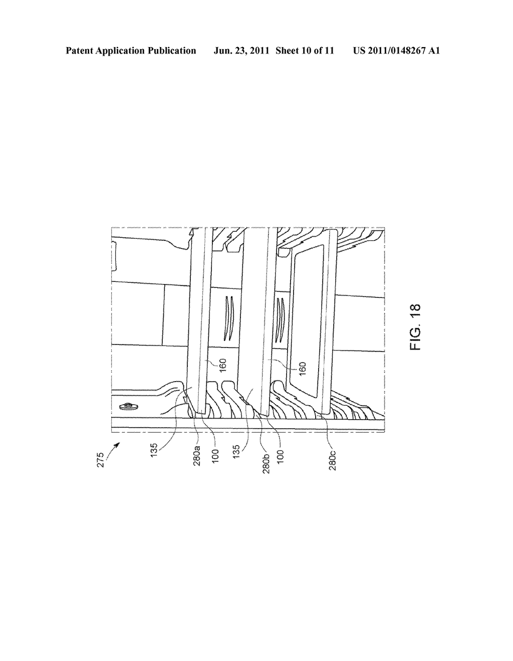 SLUMPED GLASS SPILL PROOF SHELF FOR AN APPLIANCE AND METHOD OF     MANUFACTURING A SHELF - diagram, schematic, and image 11