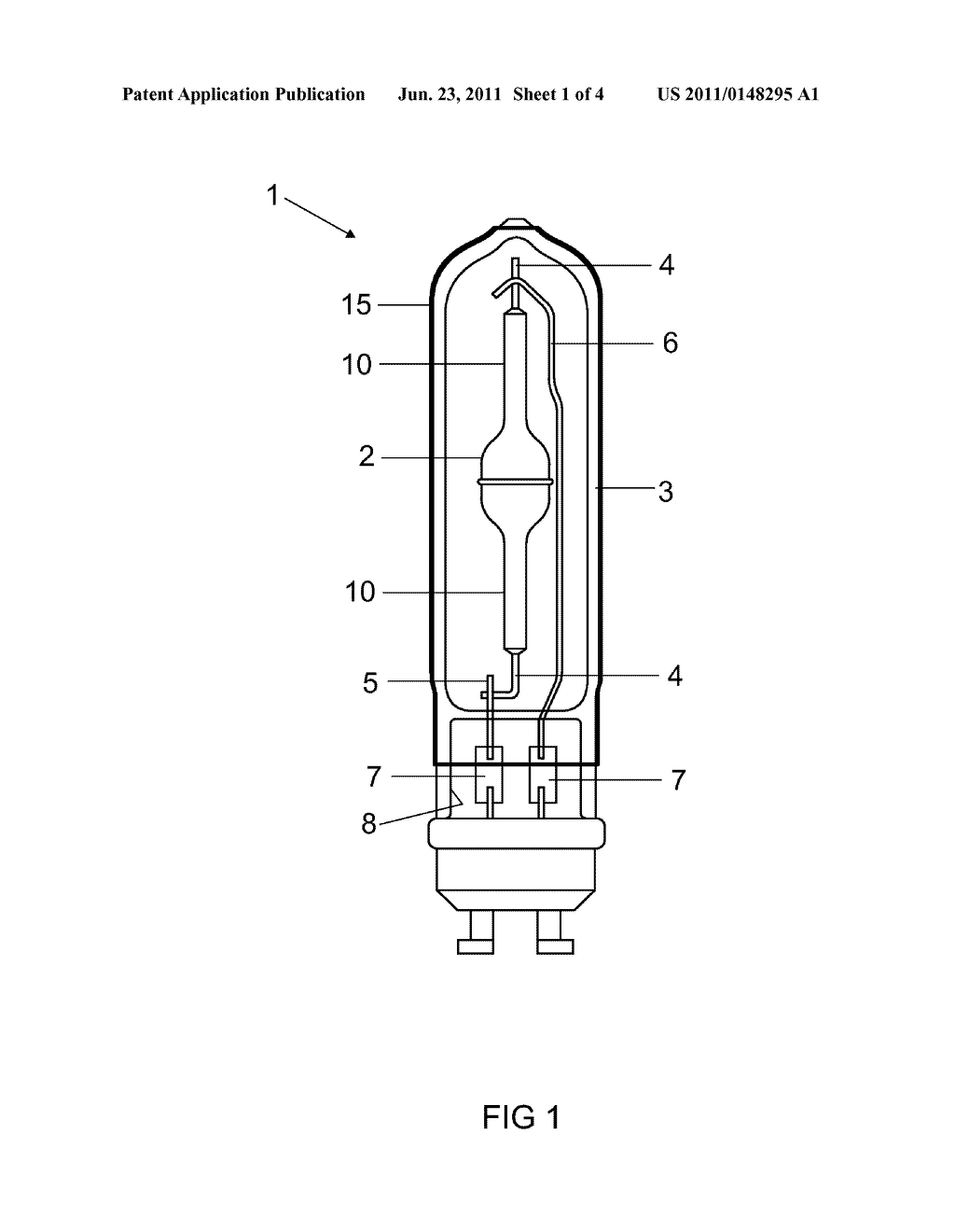 High-pressure discharge lamp - diagram, schematic, and image 02