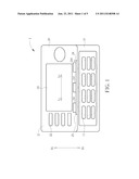 HANDHELD DEVICE HAVING LATERAL ILLUMINATION FOR KEYPAD diagram and image