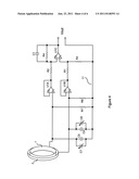 SYSTEM AND DEVICE FOR MEASURING VOLTAGE IN A CONDUCTOR diagram and image