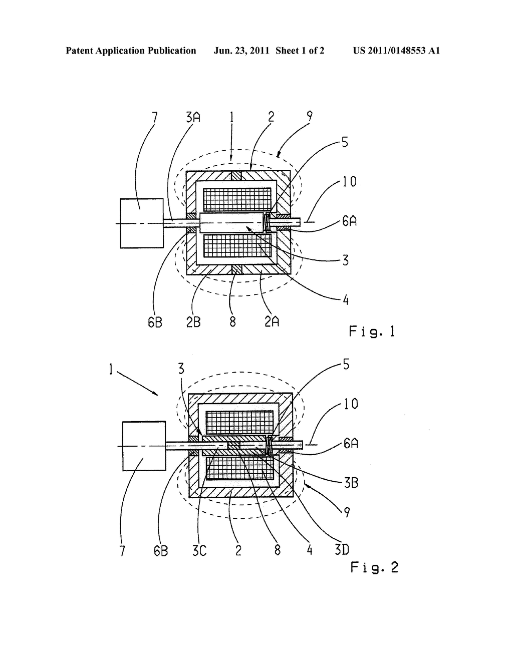 ELECTROMAGNETIC ACTUATOR HAVING A MAGNETOSTRICTIVE ELEMENT AND METHOD FOR     OPERATING THE ELECTROMAGNETIC ACTUATOR - diagram, schematic, and image 02