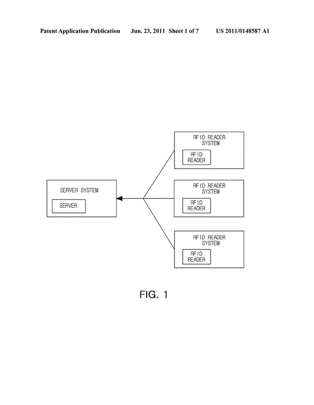 METHOD AND APPARATUS FOR OPERATING SERVER FOR RFID READER AND METHOD FOR     OPERATING RFID READER - diagram, schematic, and image 02