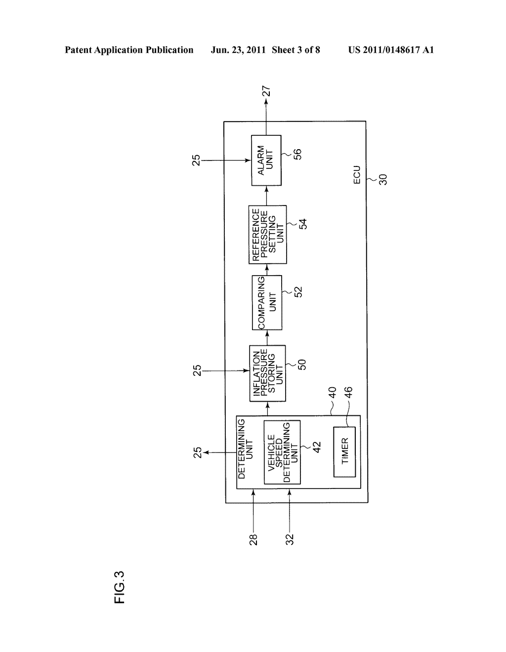 TIRE INFLATION PRESSURE MONITORING APPARATUS - diagram, schematic, and image 04