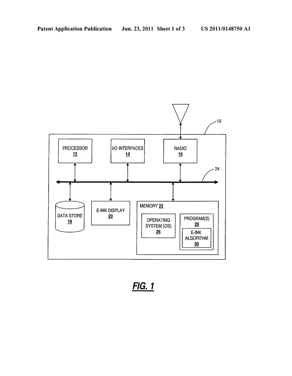 MOBILE DEVICE ELECTRONIC INK DISPLAY PRESERVING CRITICAL DATA - diagram, schematic, and image 02