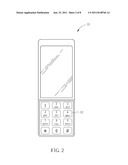 Electrophoretic display keypad structure diagram and image