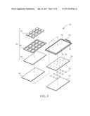 Electrophoretic display keypad structure diagram and image