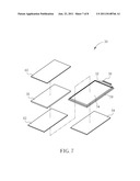 Electrophoretic display keypad structure diagram and image