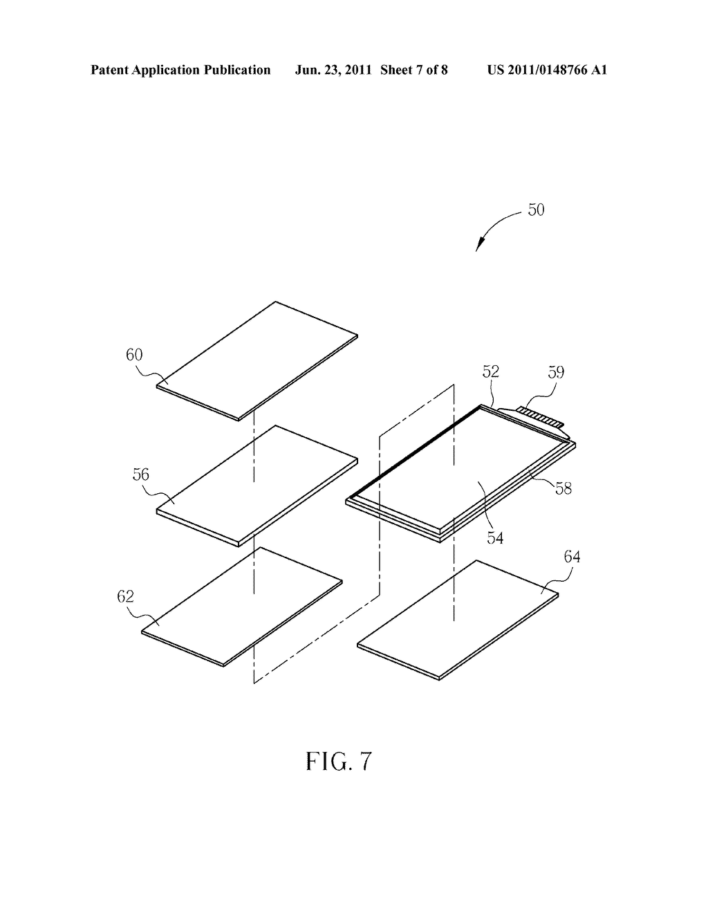 Electrophoretic display keypad structure - diagram, schematic, and image 08