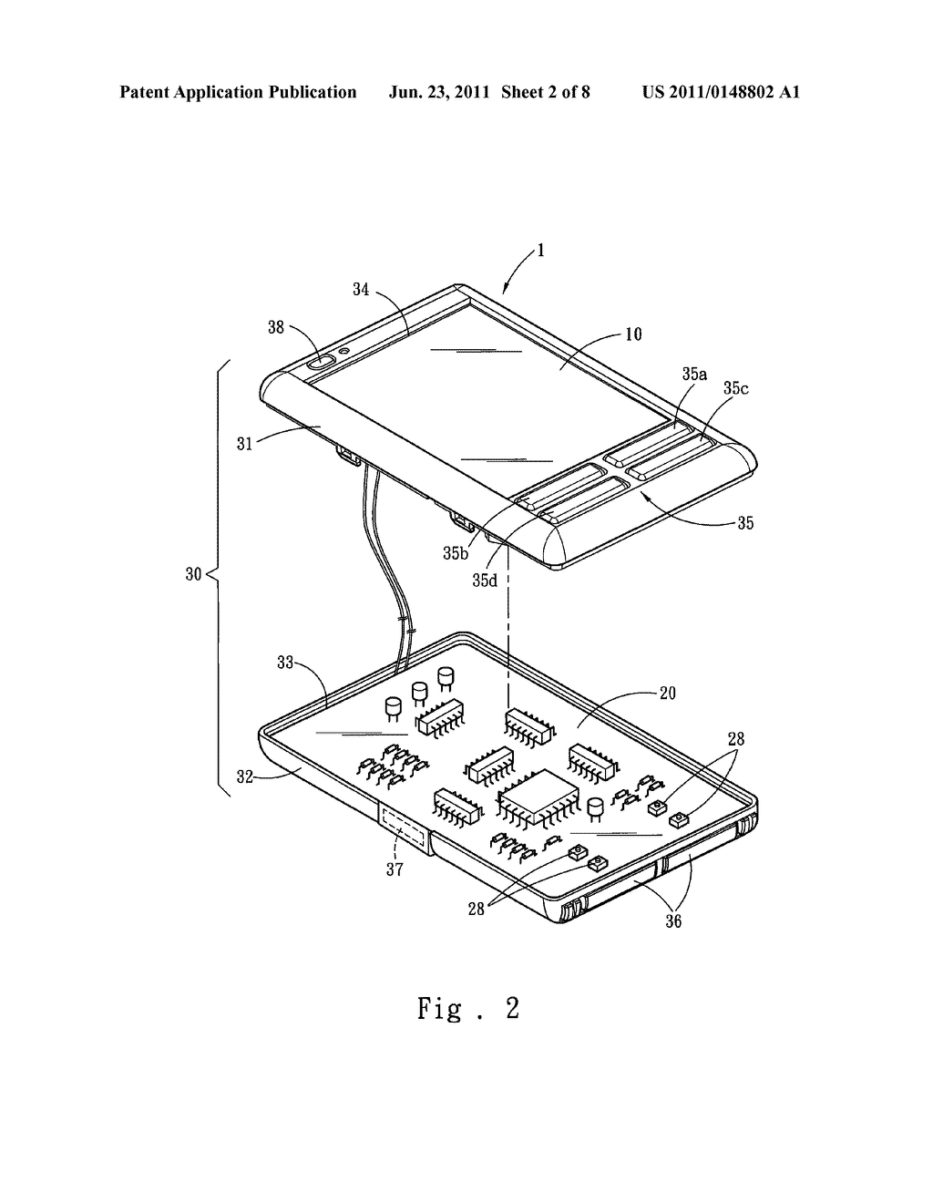 PRESENTATION APPARATUS EQUIPPED WITH A TOUCH PANEL - diagram, schematic, and image 03