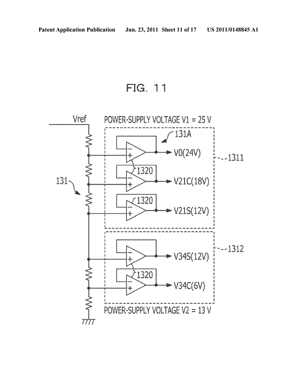 DRIVING METHOD OF A DISPLAY DEVICE AND DISPLAY DEVICE - diagram, schematic, and image 12