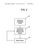 AUTOMATIC ADJUSTMENT OF A DISPLAY PARAMETER BASED ON VIEWER DISTANCE diagram and image