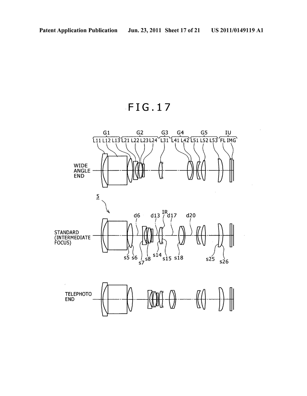 ZOOM LENS AND IMAGE PICKUP APPARATUS - diagram, schematic, and image 18