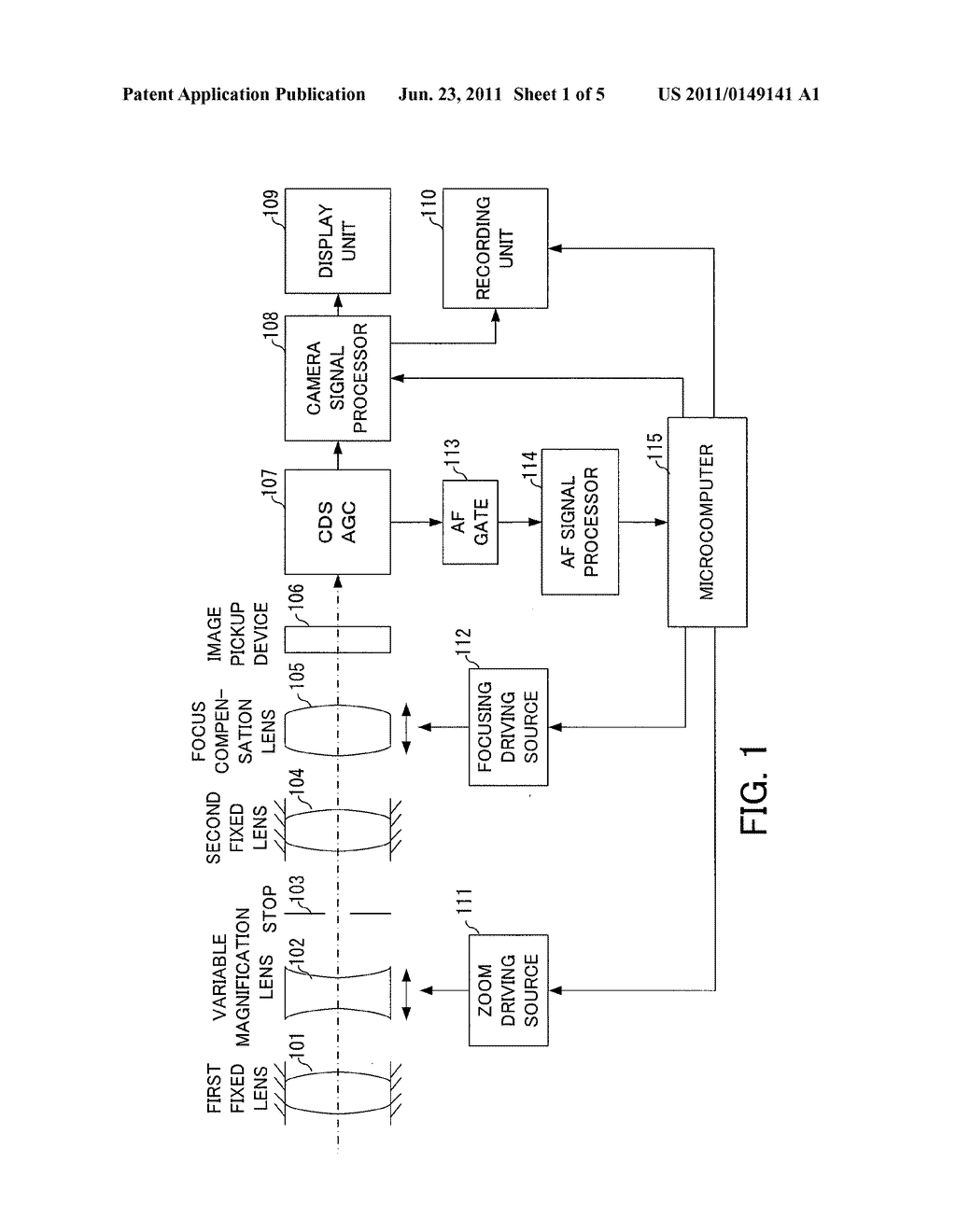 IMAGE PICKUP APPARATUS THAT MAKES MOVEMENT OF FOCUS LENS INCONSPICUOUS,     AND CONTROL METHOD FOR THE IMAGE PICKUP APPARATUS - diagram, schematic, and image 02