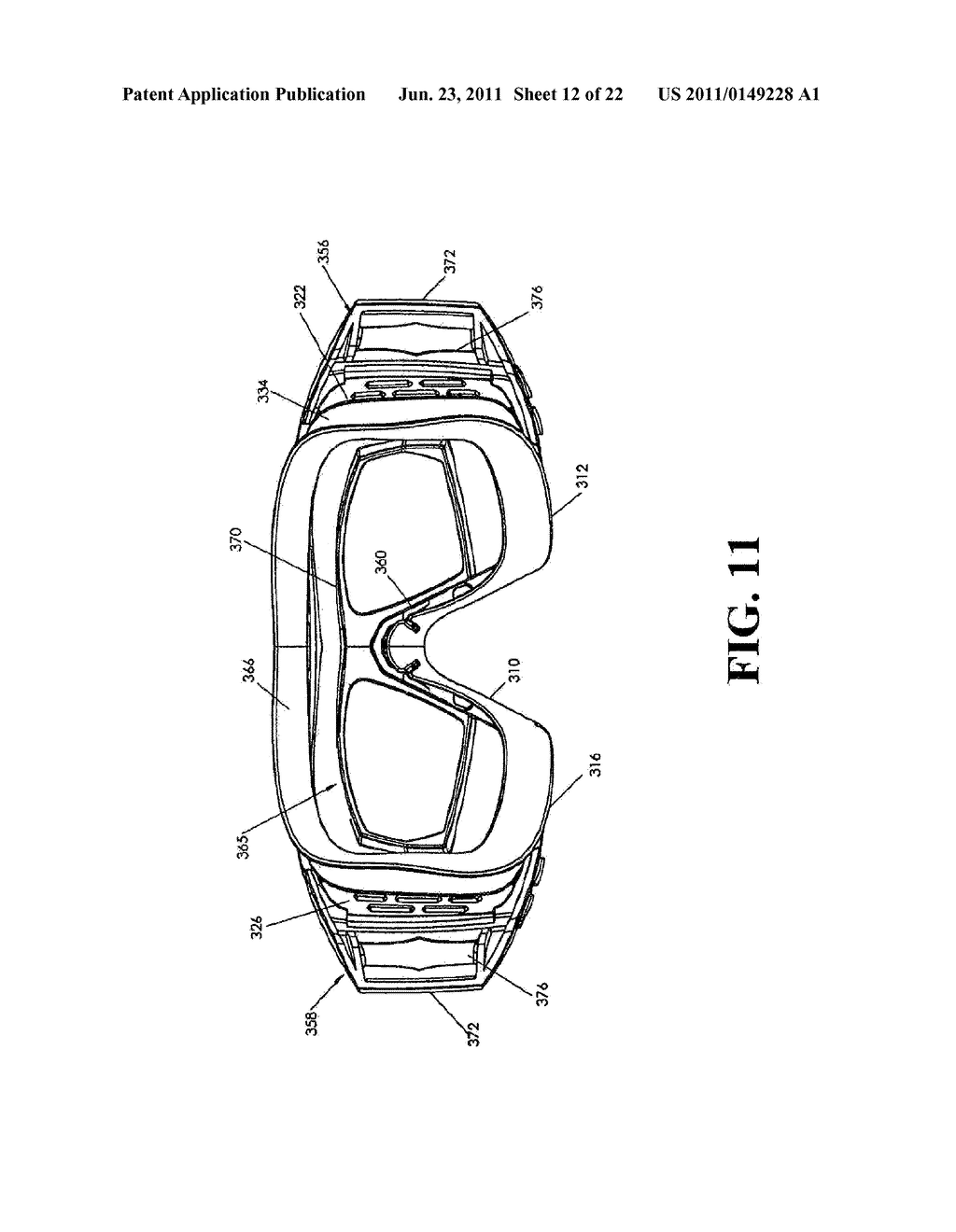 Protective Eyewear Including Auxiliary Lenses - diagram, schematic, and image 13