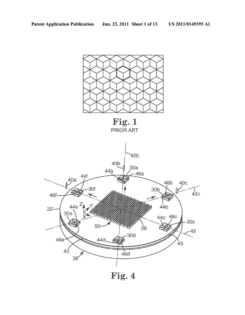 COMPOUND MOLD AND STRUCTURED SURFACE ARTICLES CONTAINING GEOMETRIC     STRUCTURES WITH COMPOUND FACES AND METHOD OF MAKING SAME - diagram, schematic, and image 02