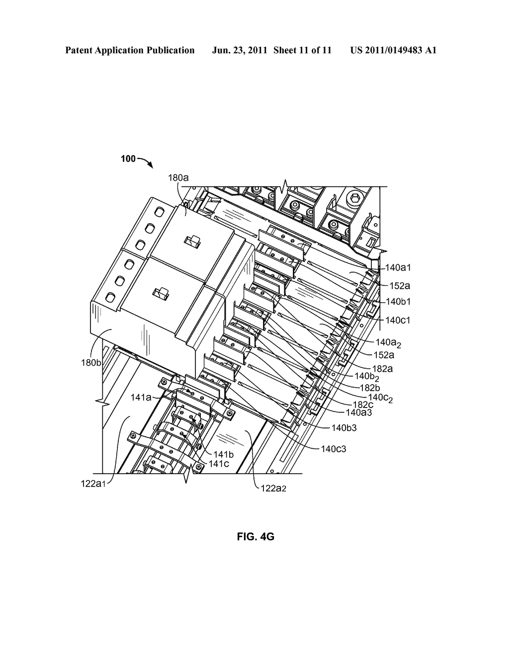 PANELBOARD HAVING A PARALLEL FEEDER BARS DISTRIBUTION - diagram, schematic, and image 12