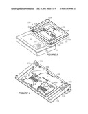 KEYBOARD AND DISPLAY SCREEN IN SEPARATE HOUSINGS CONNECTED BY CAM     ASSEMBLIES THAT TILT RESPONSIVE TO MOVEMENT BETWEEN THE HOUSINGS diagram and image