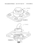 KEYBOARD AND DISPLAY SCREEN IN SEPARATE HOUSINGS CONNECTED BY CAM     ASSEMBLIES THAT TILT RESPONSIVE TO MOVEMENT BETWEEN THE HOUSINGS diagram and image