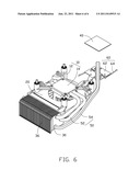 HEAT DISSIPATION DEVICE AND ELECTRONIC SYSTEM INCORPORATING THE SAME diagram and image