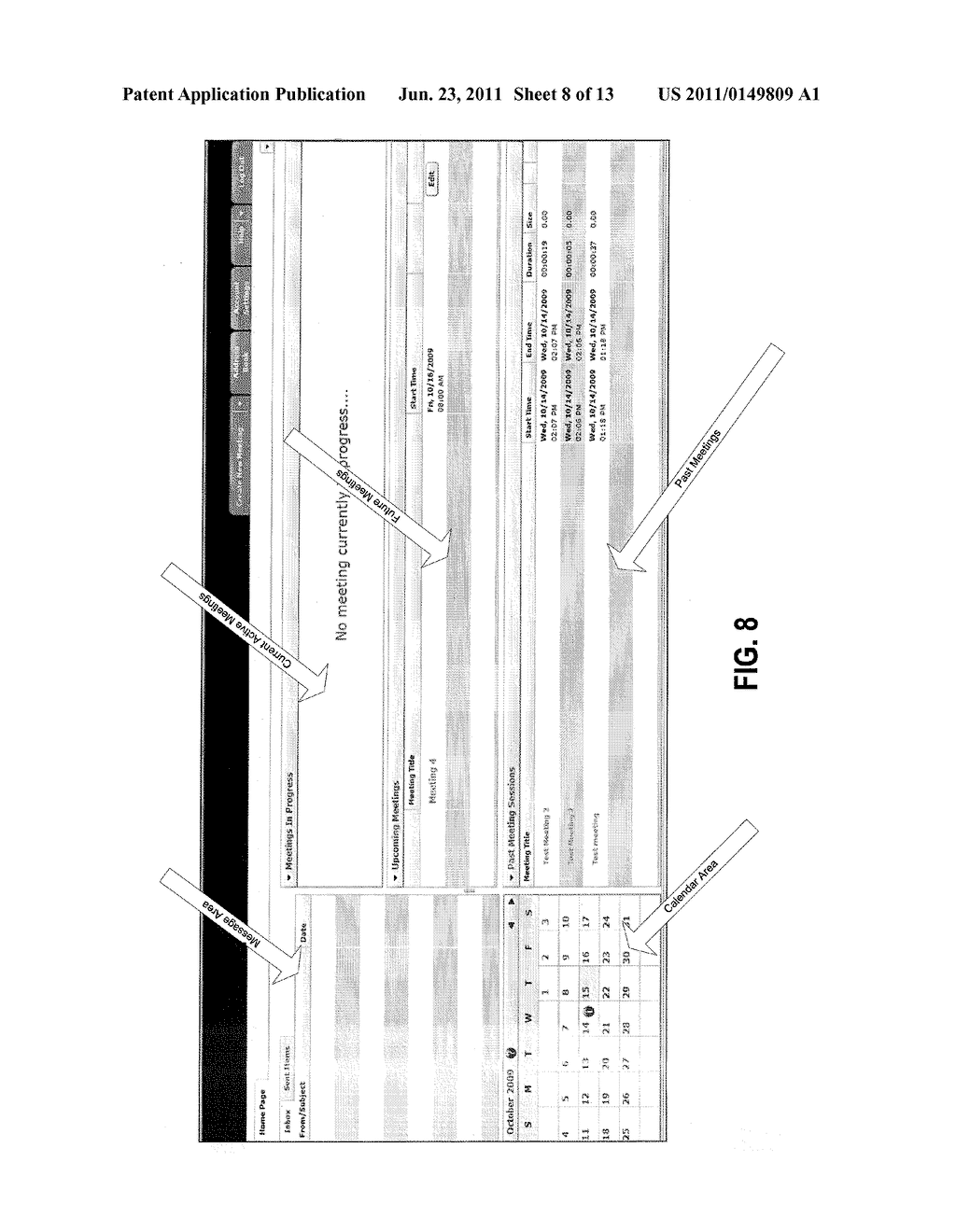 Web-Enabled Conferencing and Meeting Implementations with Flexible User     Calling and Content Sharing Features - diagram, schematic, and image 09