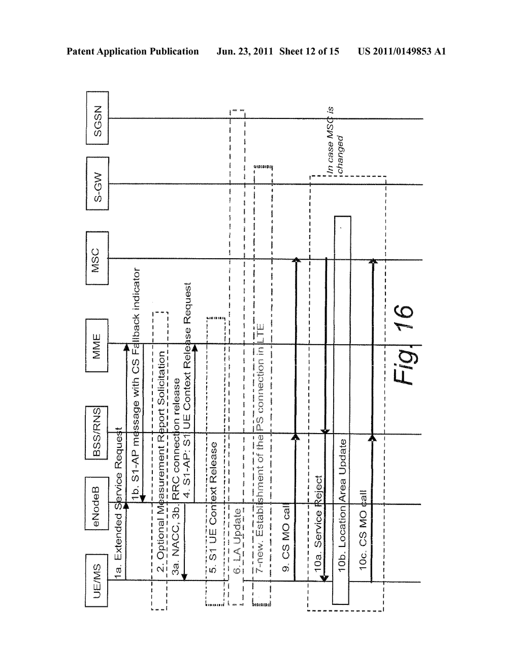 MAINTAINING PACKET SWITCHED SESSION IN LTE WHEN ESTABLISHING GSM CIRCUIT     SWITCHED CALL - diagram, schematic, and image 13
