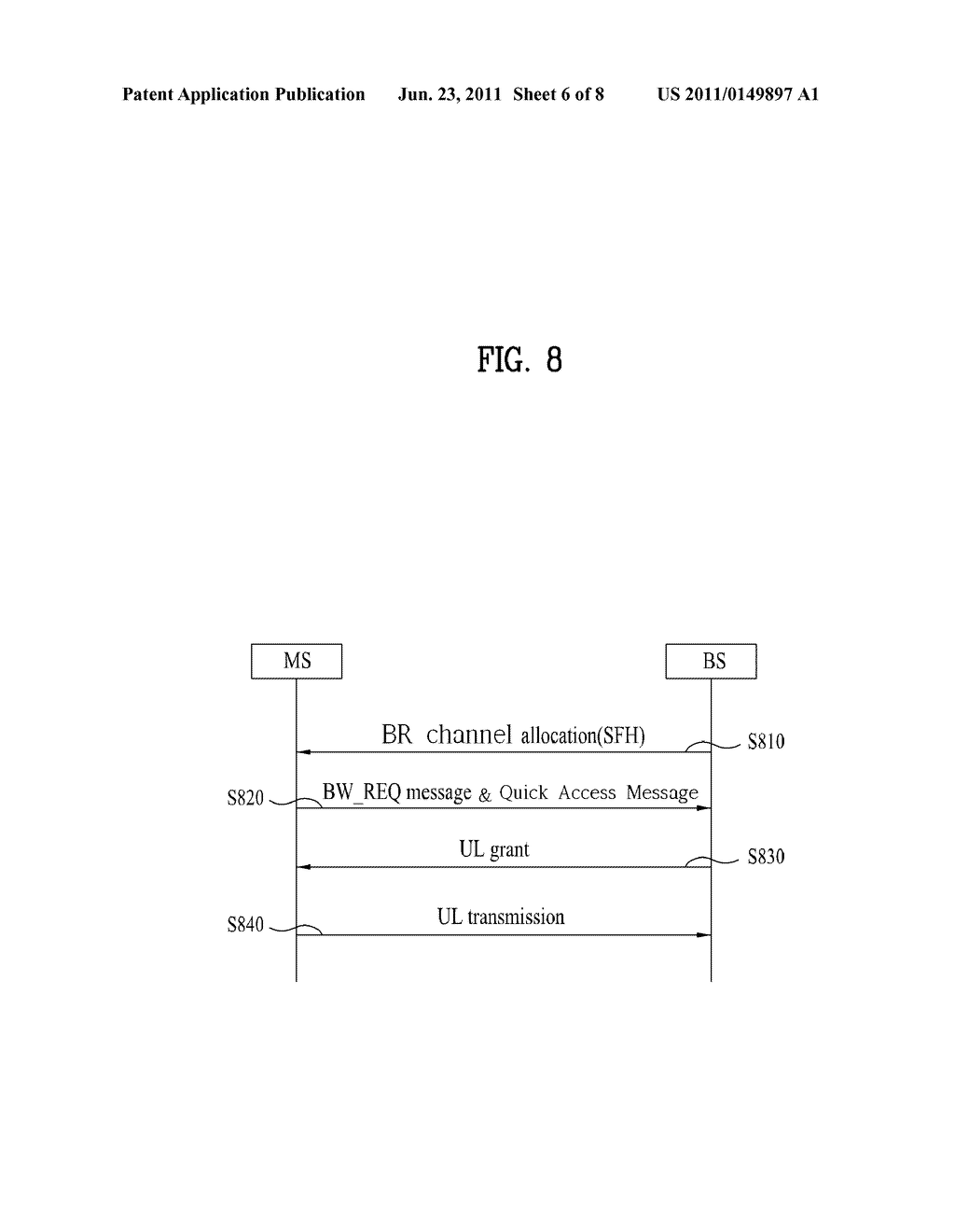 BANDWIDTH REQUEST METHOD AND BANDWIDTH ALLOCATION METHOD IN BROADBAND     WIRELESS ACCESS SYSTEM - diagram, schematic, and image 07