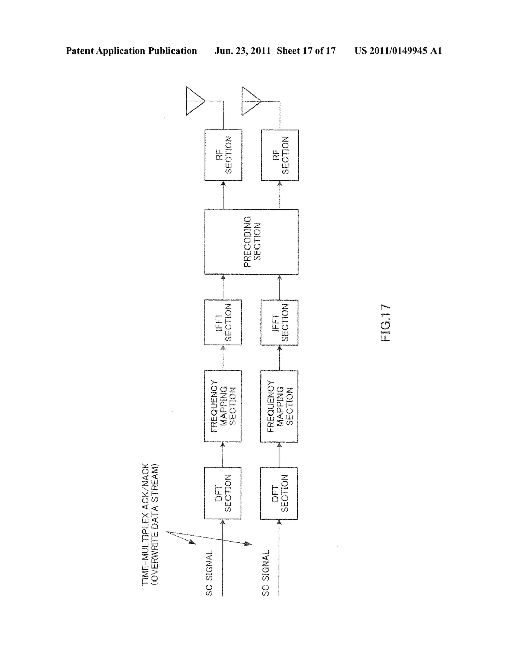 MIMO TRANSMISSION DEVICE AND MIMO TRANSMISSION METHOD - diagram, schematic, and image 18