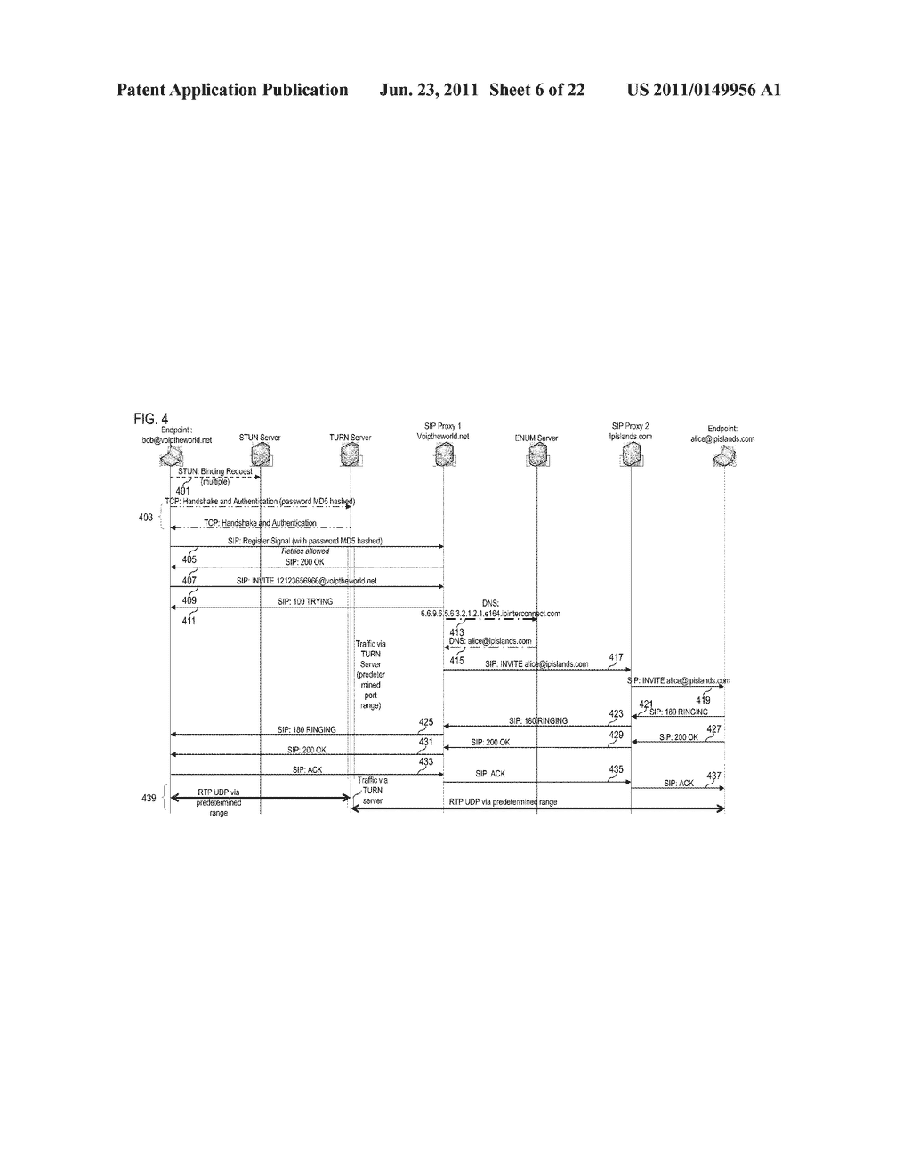 METHOD AND SYSTEM FOR PROVIDING SECURE MEDIA GATEWAYS TO SUPPORT     INTERDOMAIN TRAVERSAL - diagram, schematic, and image 07