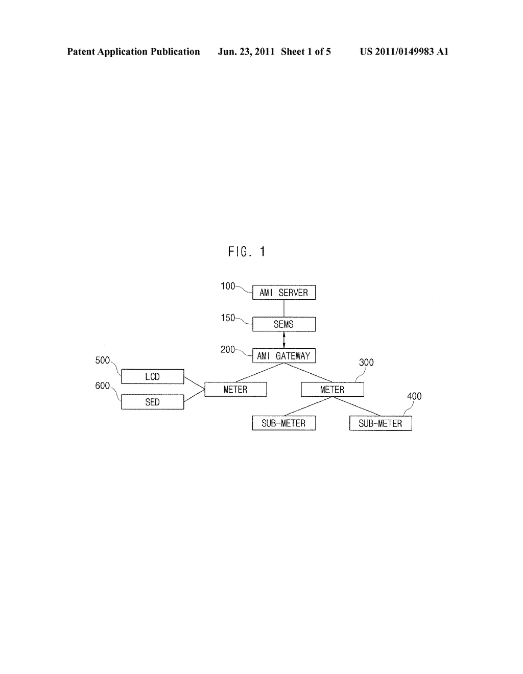 AMI GATEWAY APPARATUS FOR PROCESSING LARGE AMI DATA AND VARIOUS     APPLICATION PROFILES AND METHOD THEREOF - diagram, schematic, and image 02