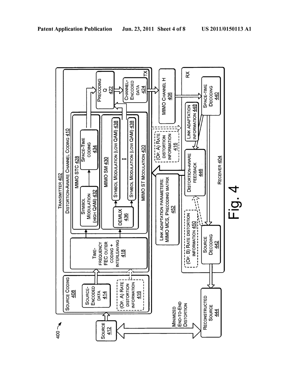 Distortion-Aware multiple input multiple output precoding - diagram, schematic, and image 05