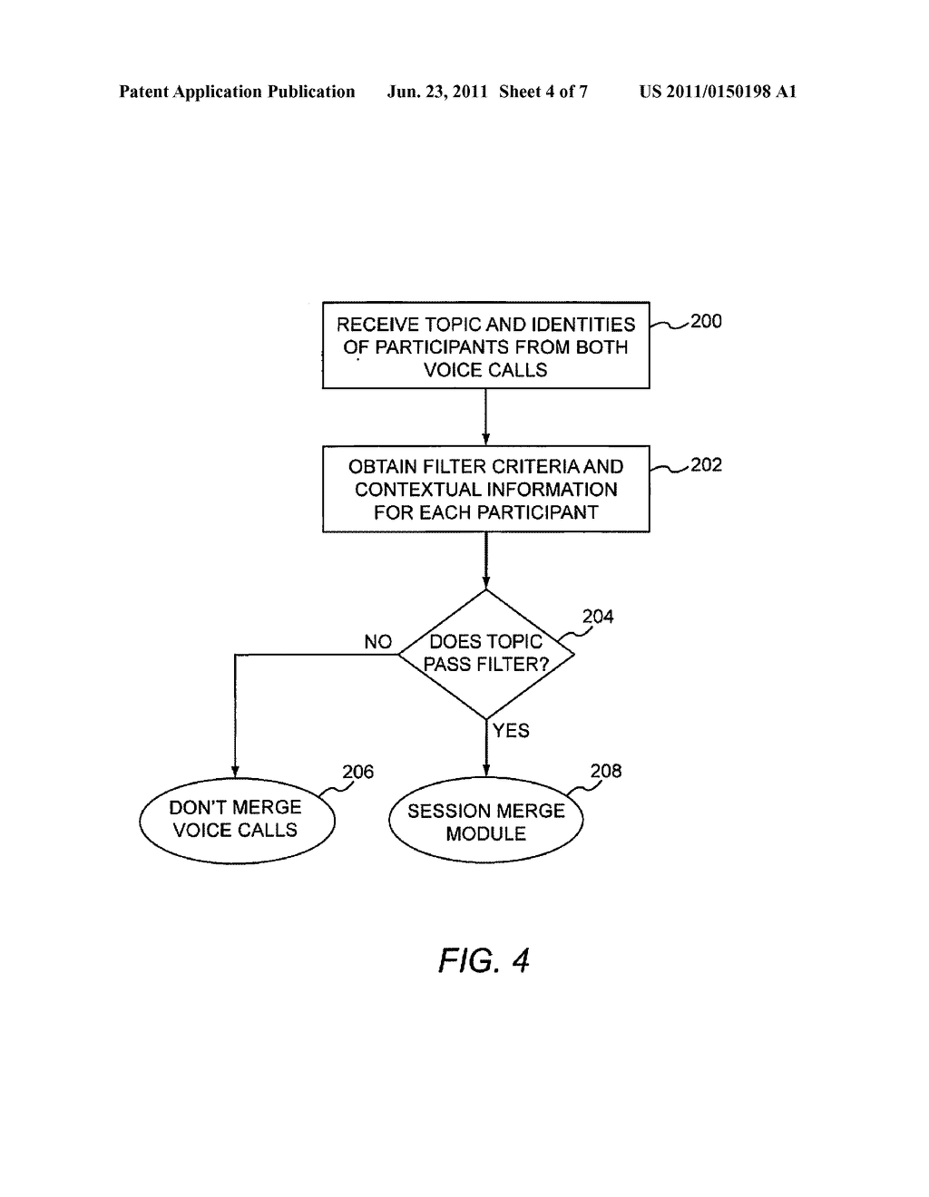 SYSTEM AND METHOD FOR MERGING VOICE CALLS BASED ON TOPICS - diagram, schematic, and image 05