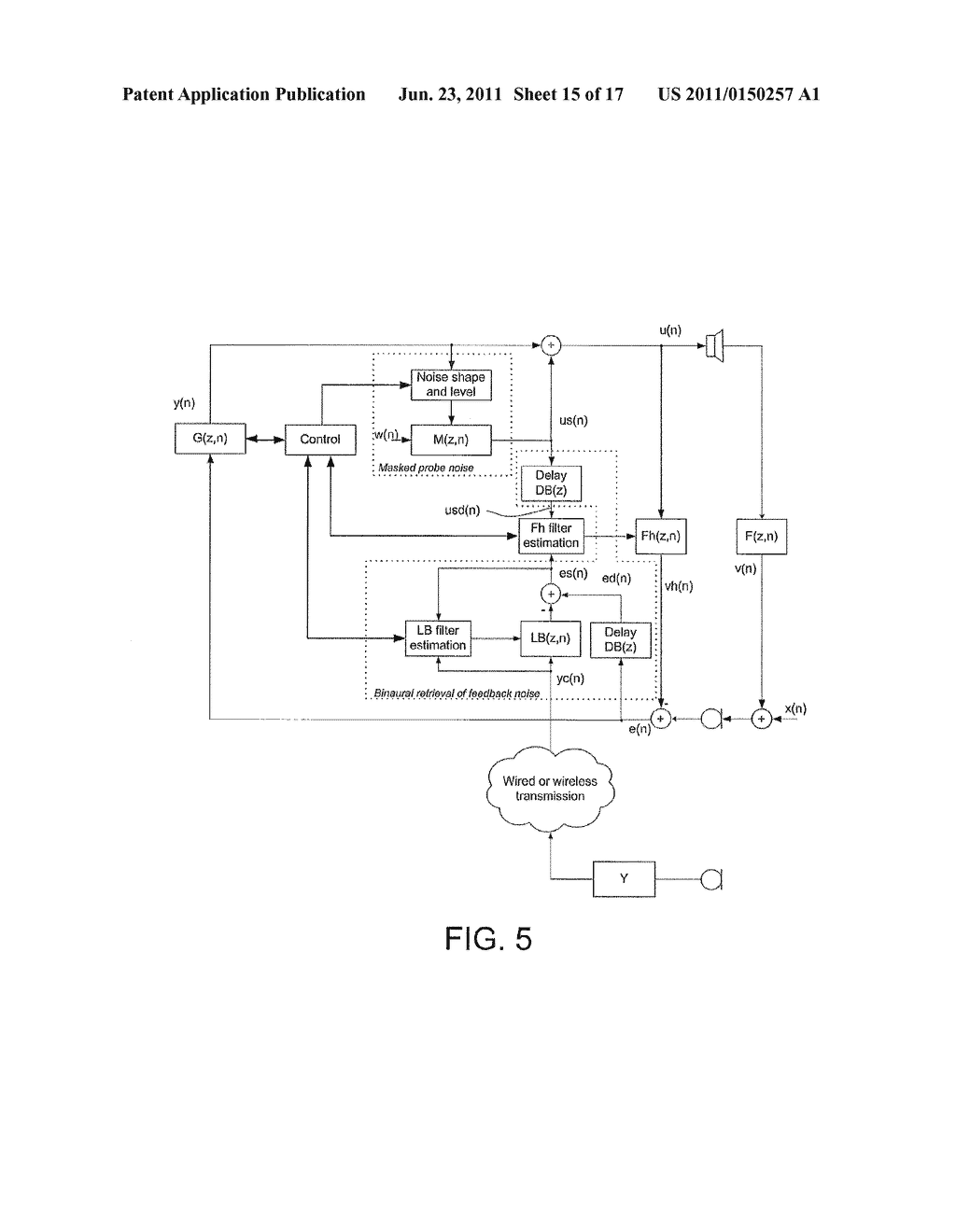 ADAPTIVE FEEDBACK CANCELLATION BASED ON INSERTED AND/OR INTRINSIC     CHARACTERISTICS AND MATCHED RETRIEVAL - diagram, schematic, and image 16