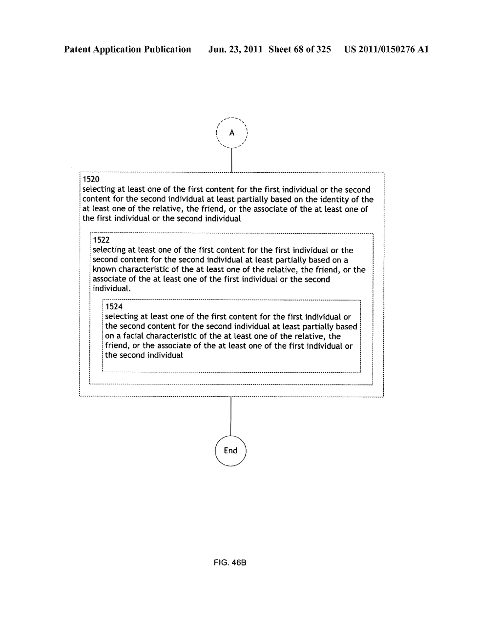 Identifying a characteristic of an individual utilizing facial recognition     and providing a display for the individual - diagram, schematic, and image 69