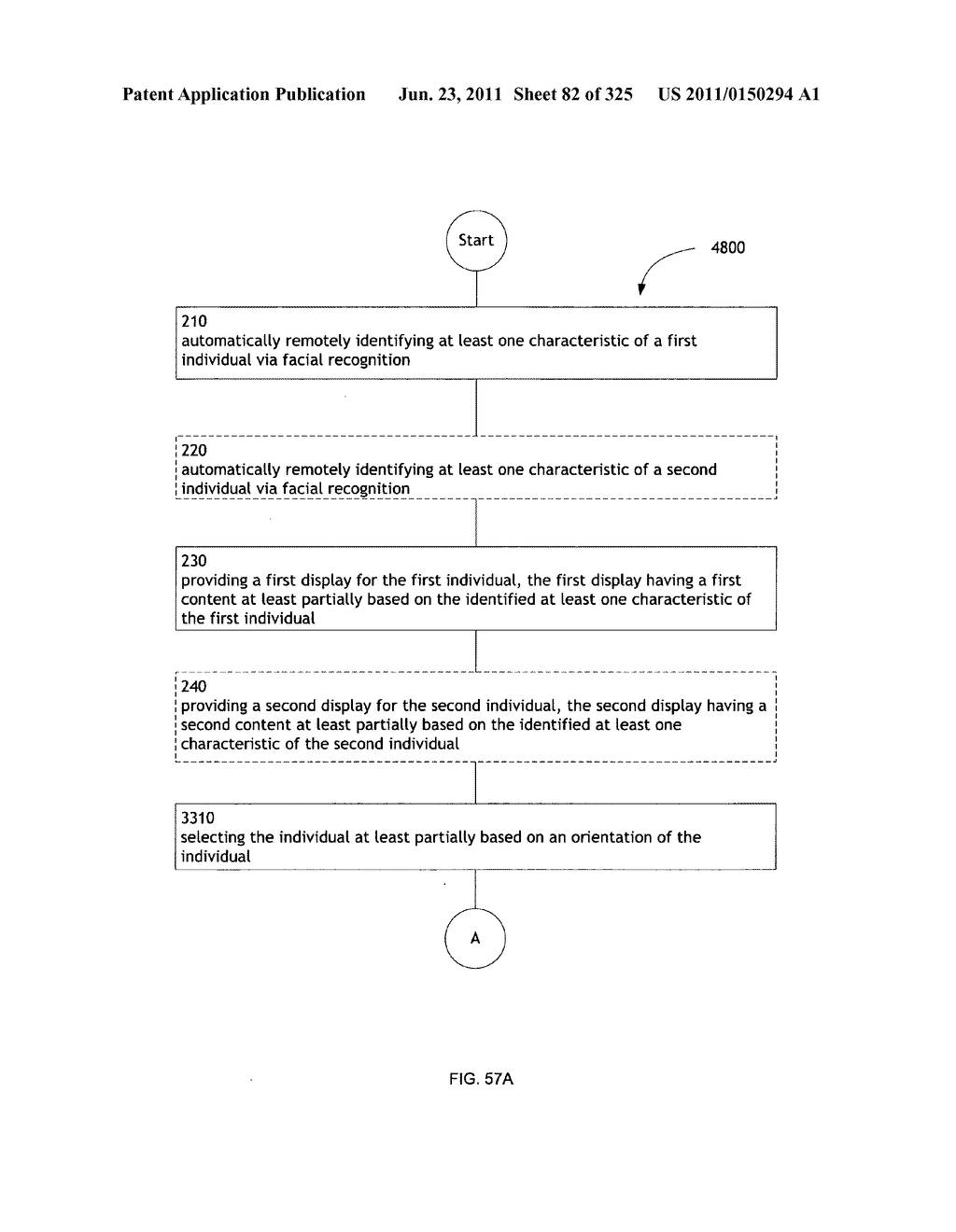 Identifying a characteristic of an individual utilizing facial recognition     and providing a display for the individual - diagram, schematic, and image 83