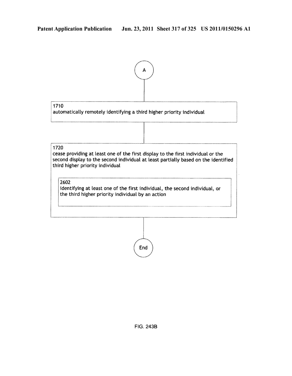 Identifying a characteristic of an individual utilizing facial recognition     and providing a display  for the individual - diagram, schematic, and image 318