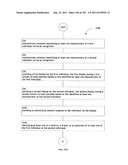 Identifying a characteristic of an individual utilizing facial recognition     and providing a display for the individual diagram and image