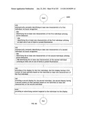 Identifying a characteristic of an individual utilizing facial recognition     and providing a display for the individual diagram and image