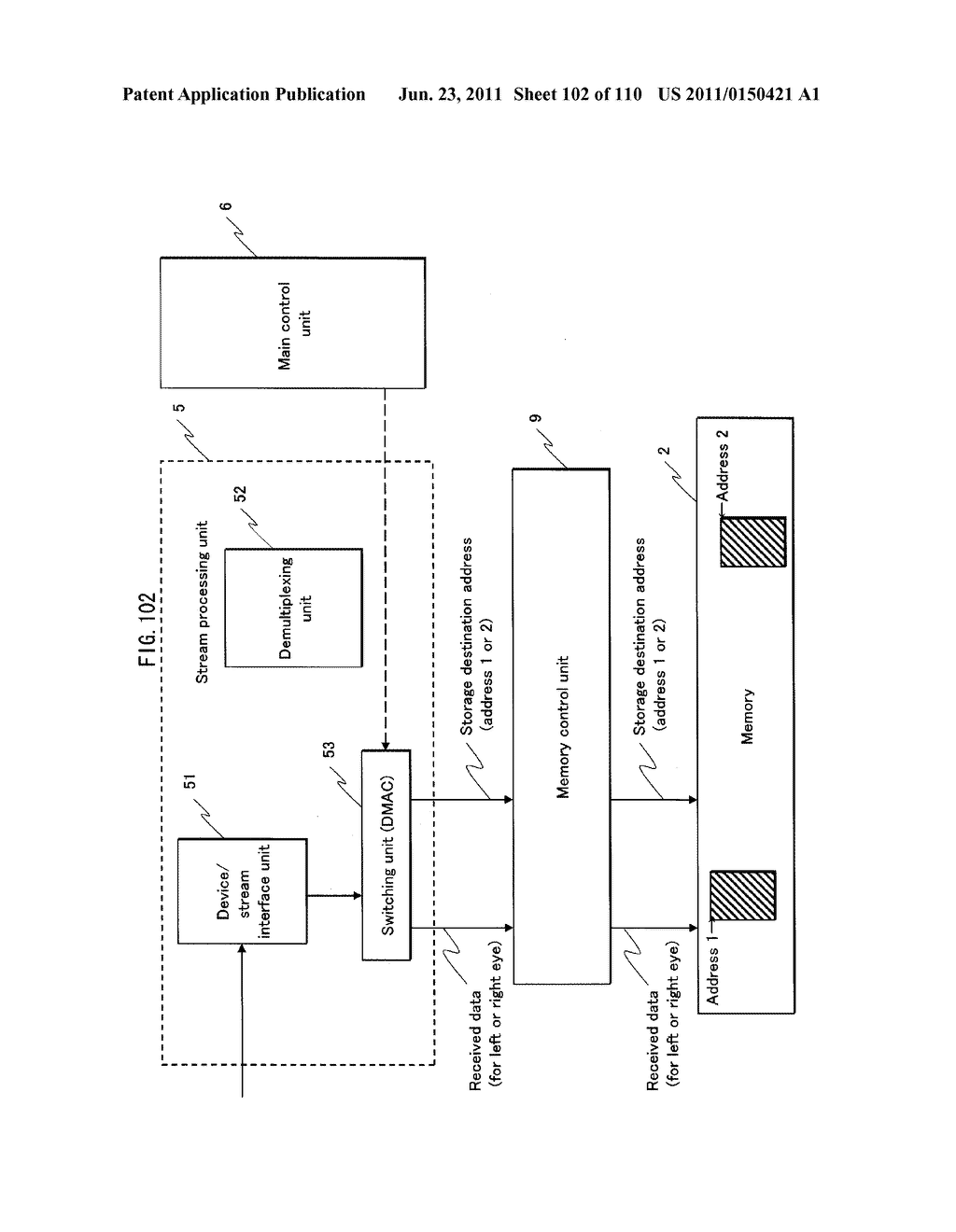 INFORMATION RECORDING MEDIUM AND PLAYBACK DEVICE FOR PLAYING BACK 3D     IMAGES - diagram, schematic, and image 103