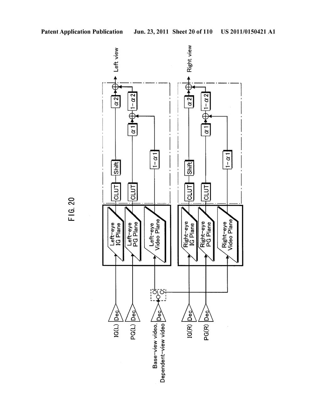 INFORMATION RECORDING MEDIUM AND PLAYBACK DEVICE FOR PLAYING BACK 3D     IMAGES - diagram, schematic, and image 21